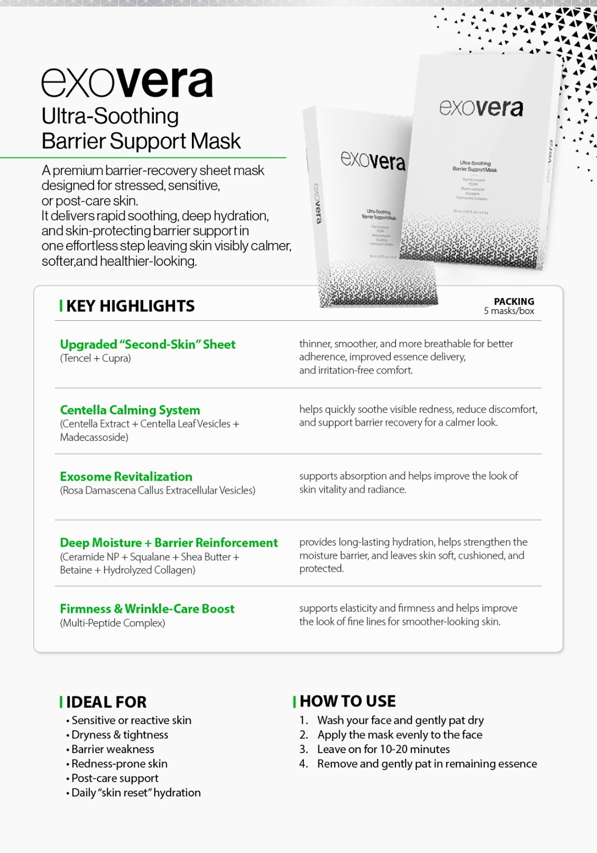 Exovera Exosome Soothing Mask - photo 5